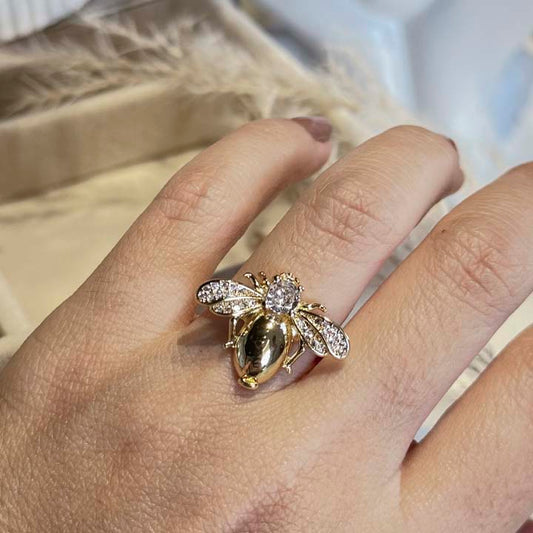 Anillo abeja reina