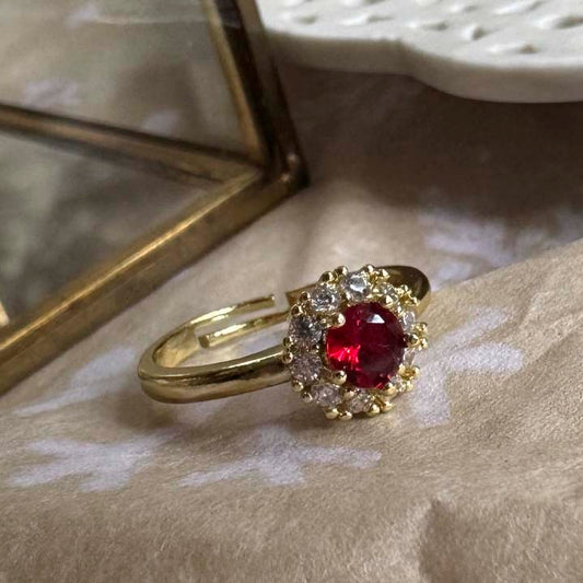 Anillo condesa roja