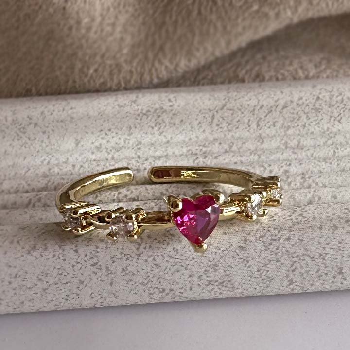 Anillo reina de corazones