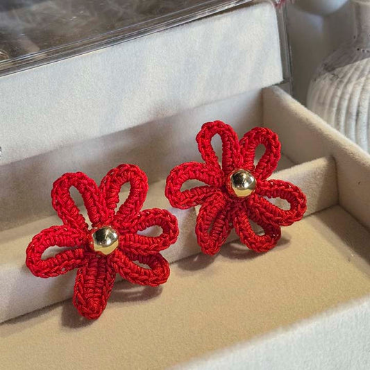 Arete Sofía roja