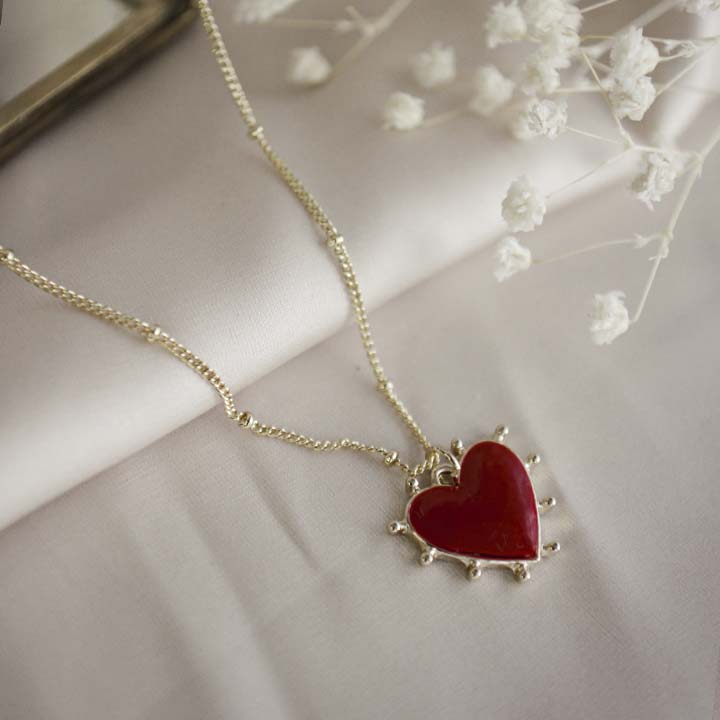 Cadena Amor rojo vino