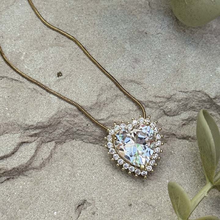 Cadena lleno de amor blanco