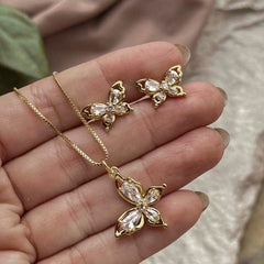 Cadena Mariposa blanca