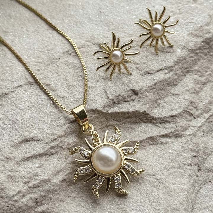 Cadena Sol perla