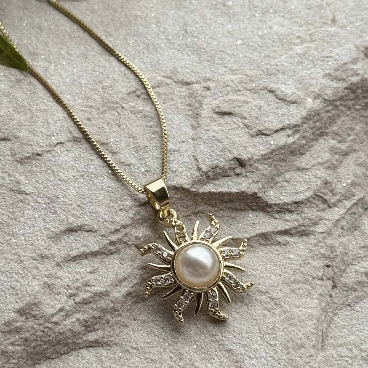 Cadena Sol perla