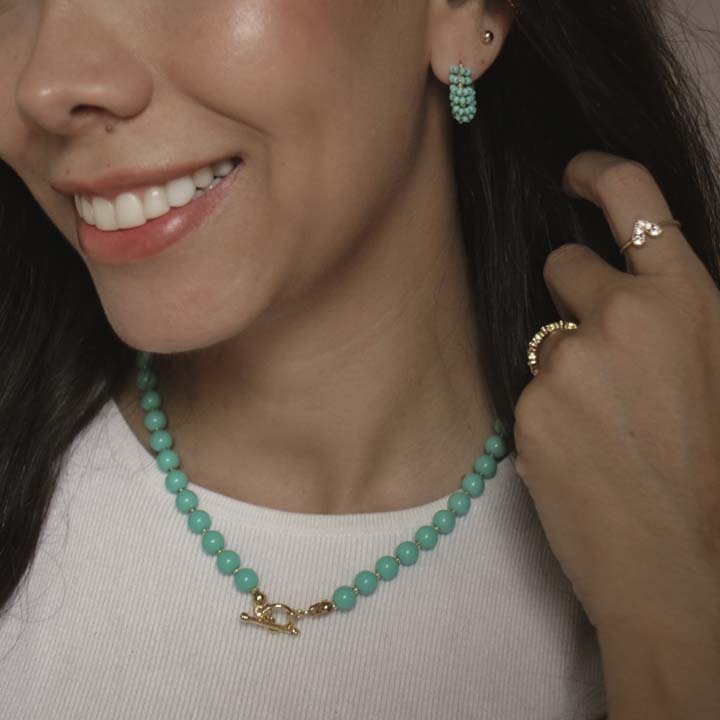 Collar Aguamarina