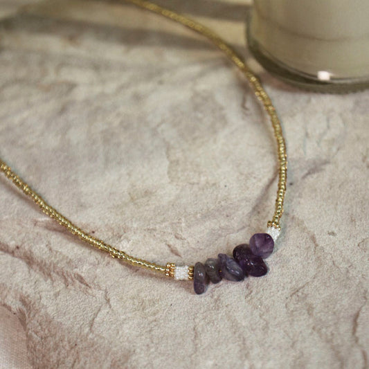 Collar Mujer amatista