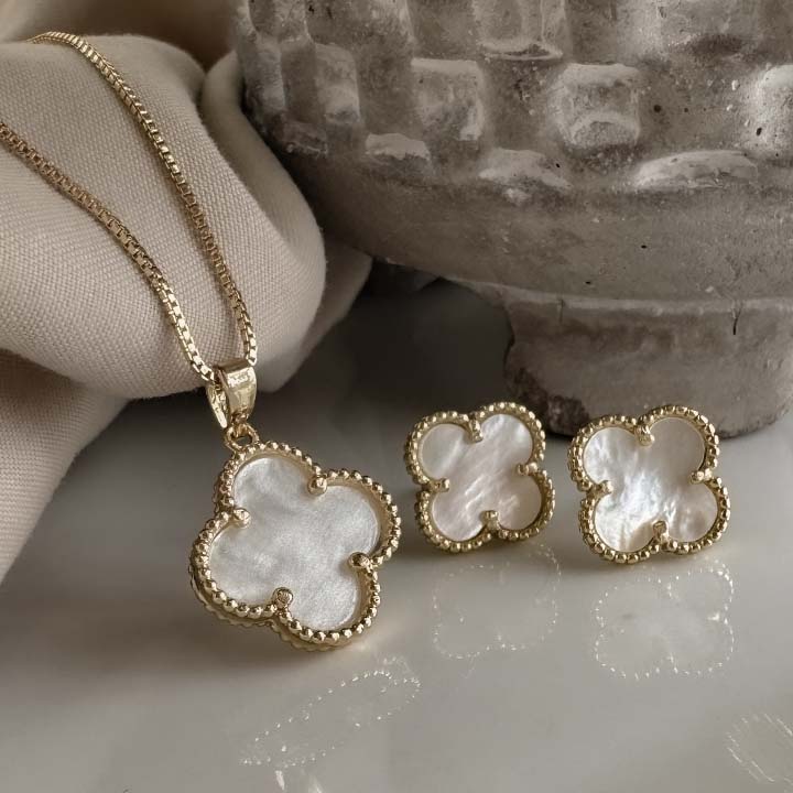 Cadena Suerte blanco