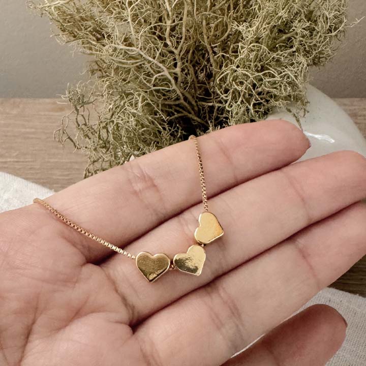 Cadena Trio corazón