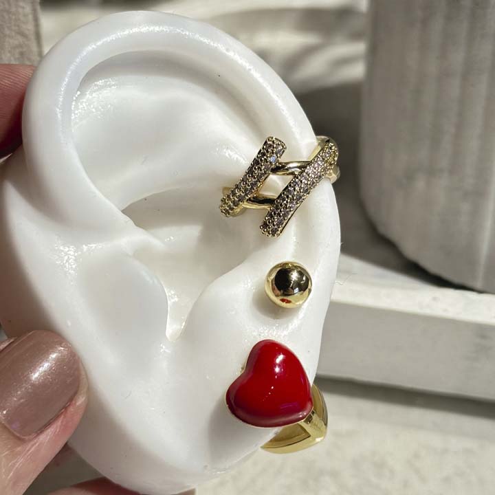 Ear cuff energia gold