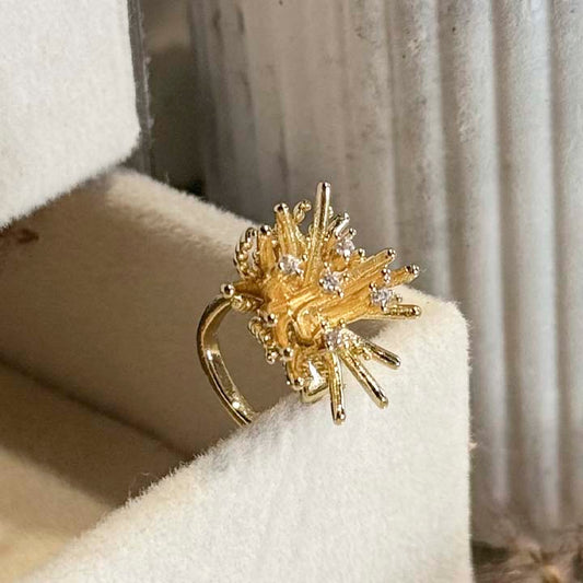 Ear cuff flor estrella