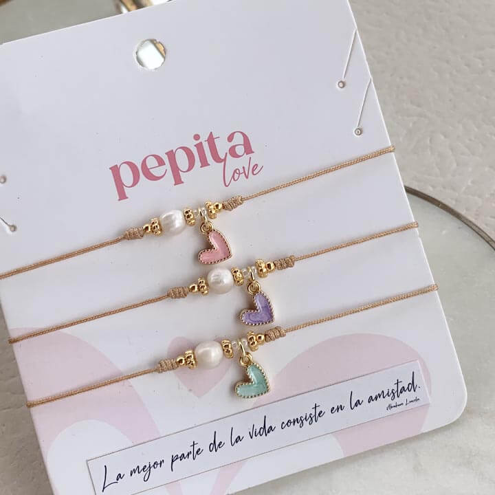 Manillas amigas perla