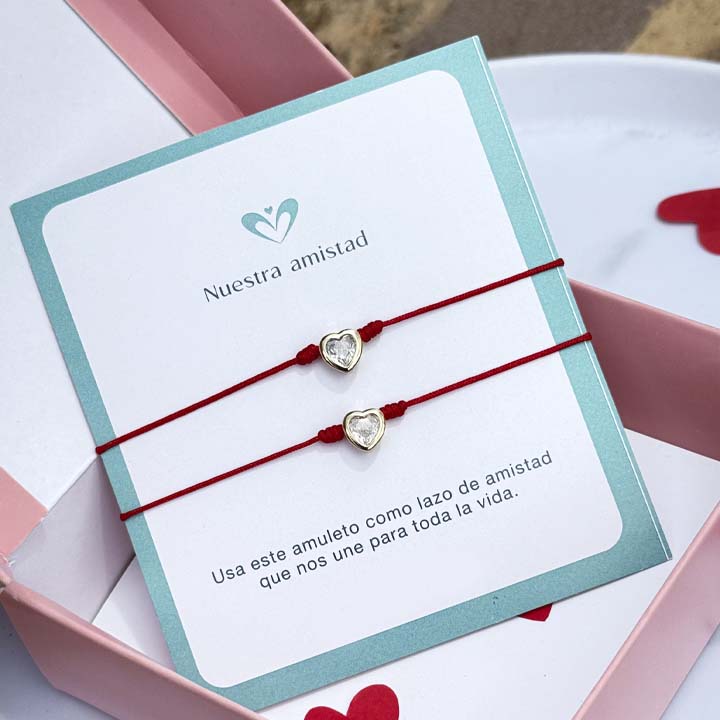 Pulsera Amigas de corazón