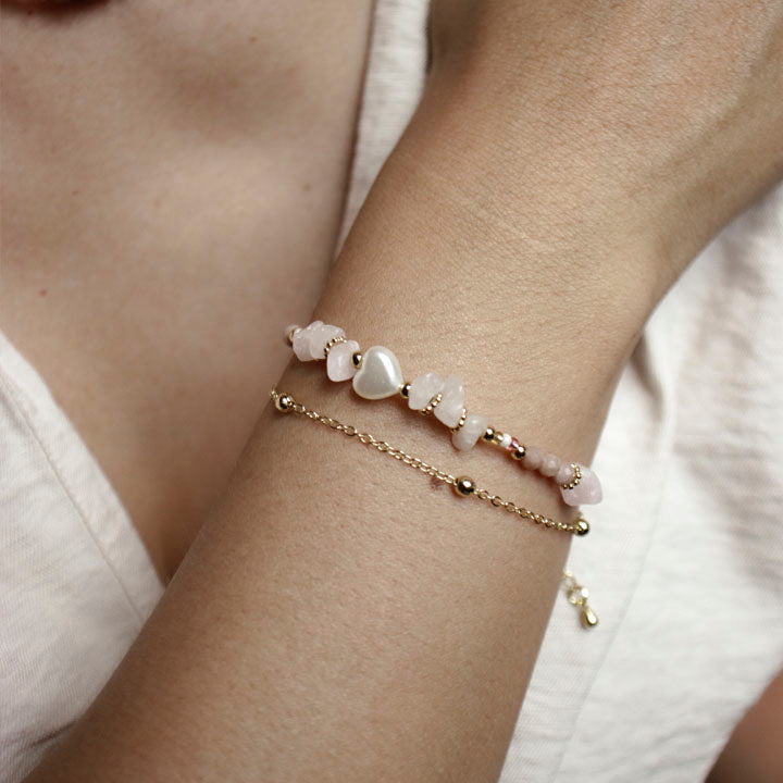 Pulsera Amor rosa