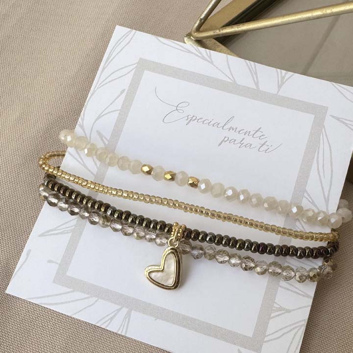 Pulsera amor vainilla