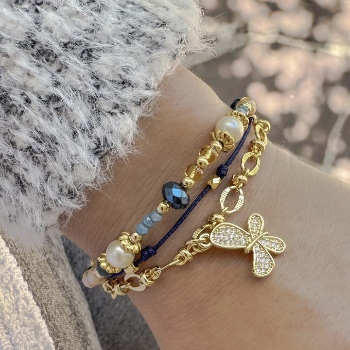 Pulsera Mariposa azul