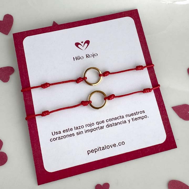 Pulsera pareja aros ❤️️