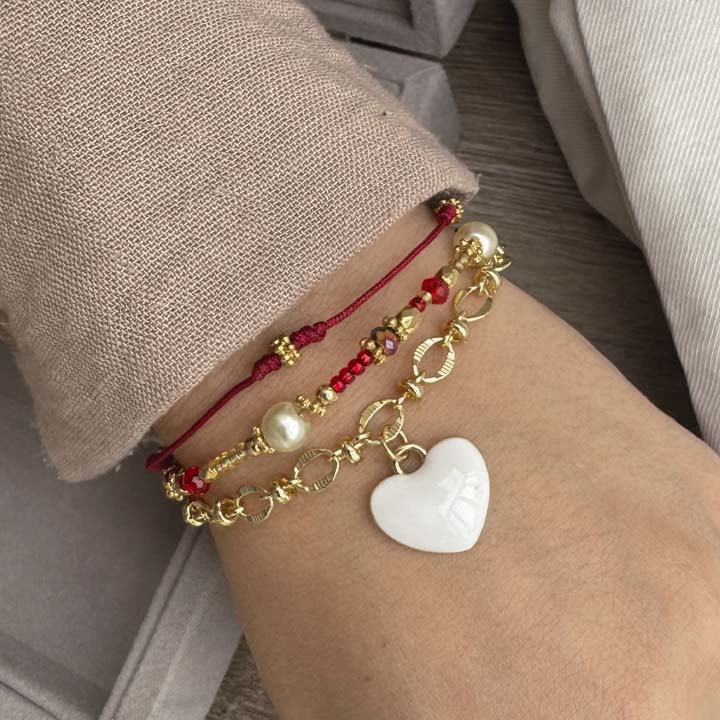 Pulsera reina blanca