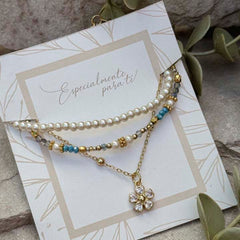 Pulsera trébol del bosque
