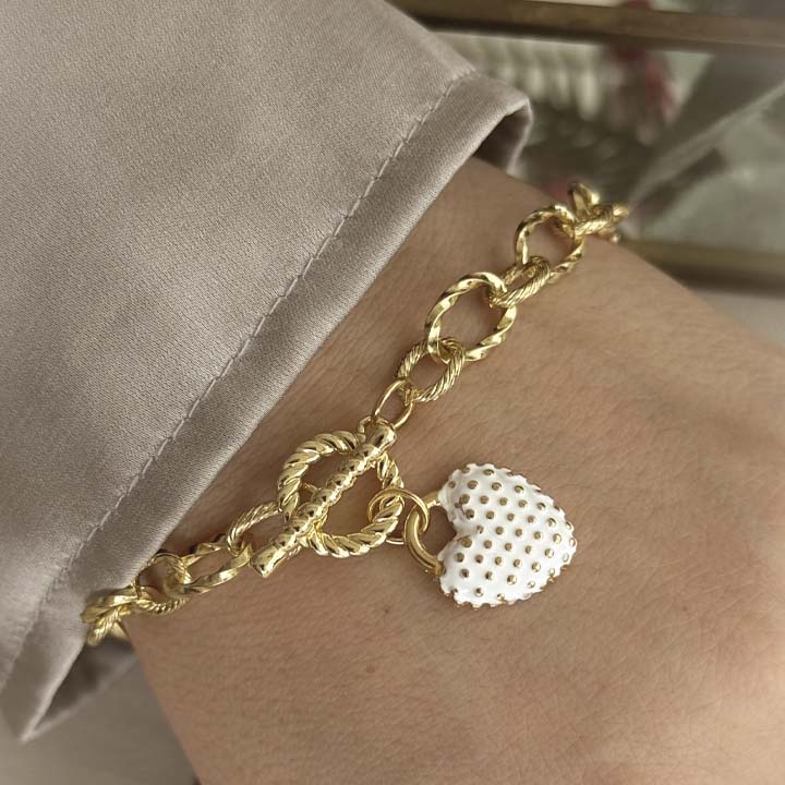Pulsera Vino de amor blanco.