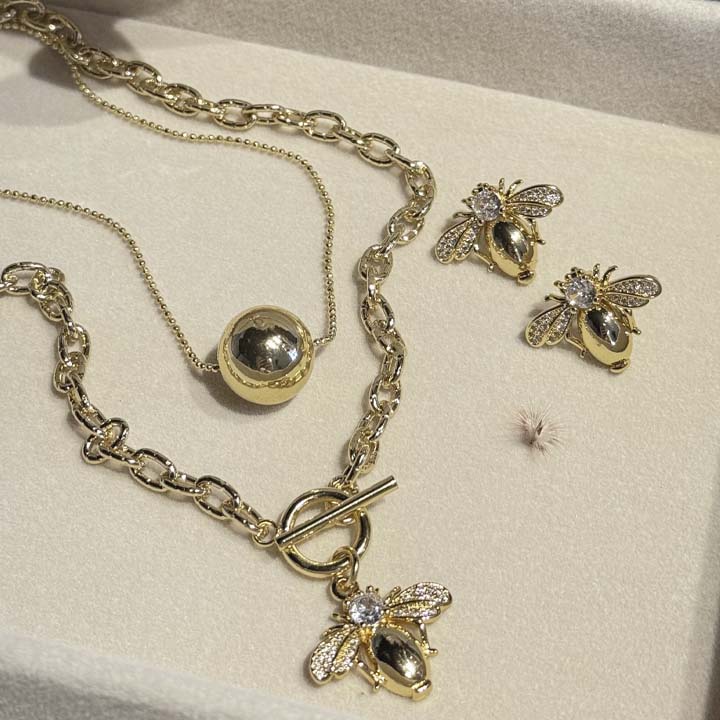 Set cadena abeja reina