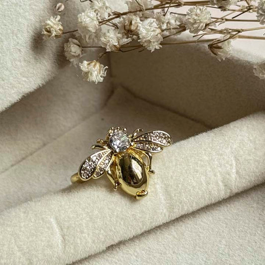 Anillo abeja reina