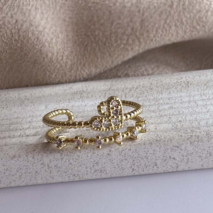 Anillo amor diamantes