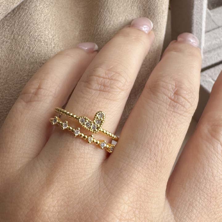 Anillo amor diamantes