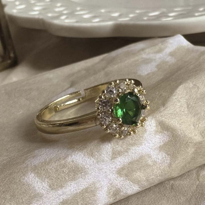 Anillo condesa verde