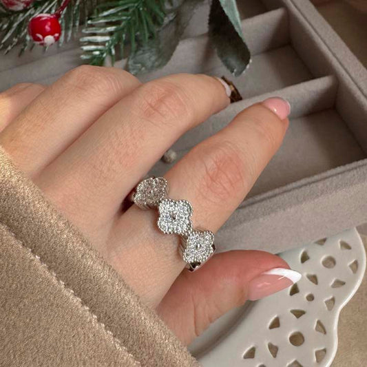 Anillo Treboles silver