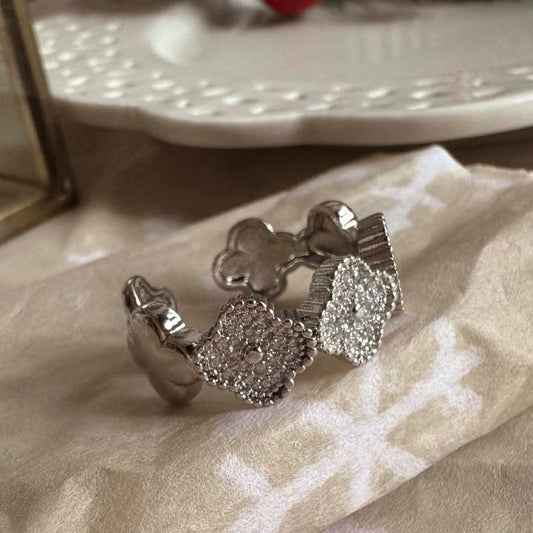 Anillo Treboles silver