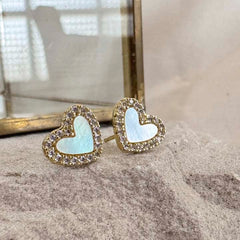 Arete amor Blanco