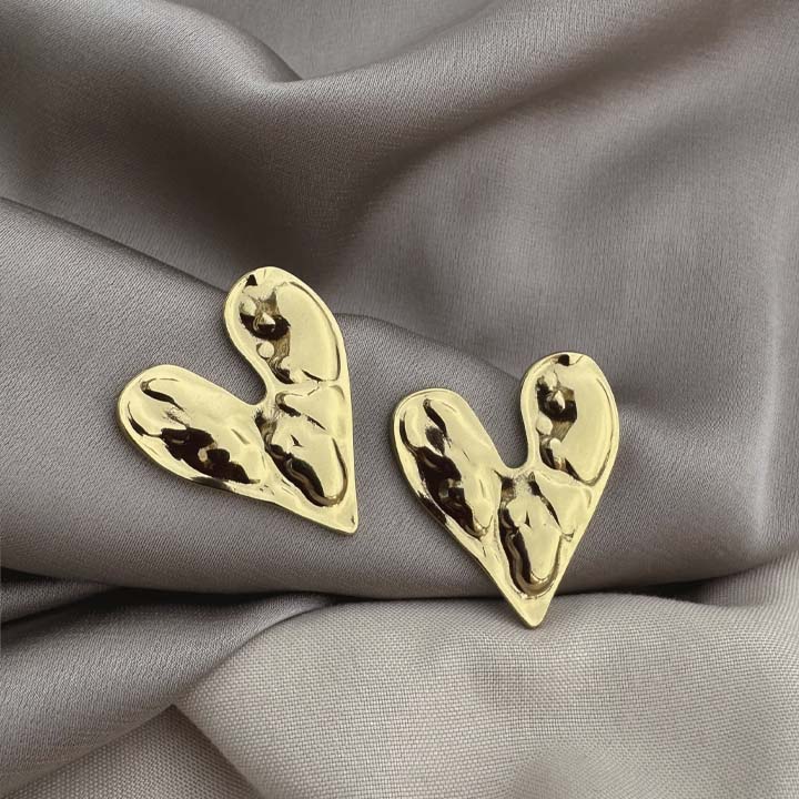 Arete amor grande gold