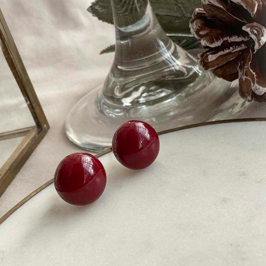 Arete cereza navidad