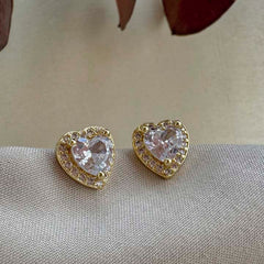 Arete amor diamante
