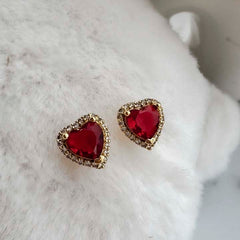 Arete amor diamante