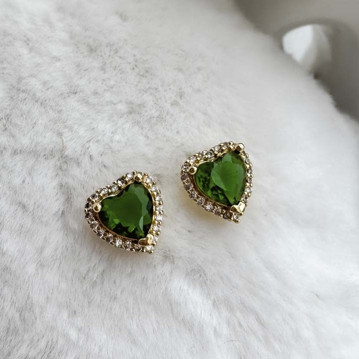 Arete amor diamante
