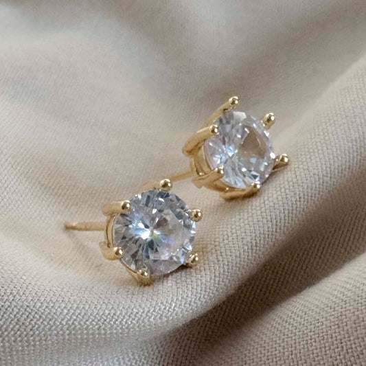Arete topo princesa blanca.