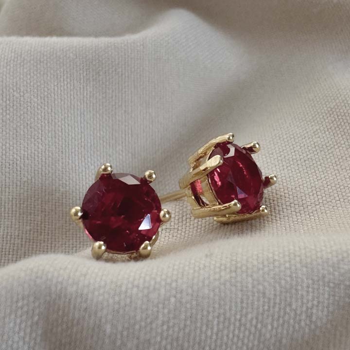 Arete topo princesa roja