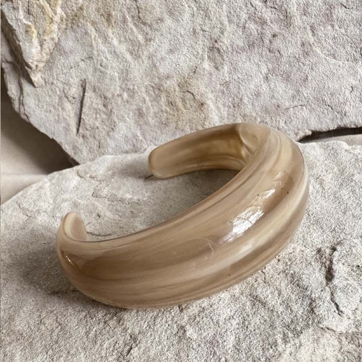 Brazalete cristal camel