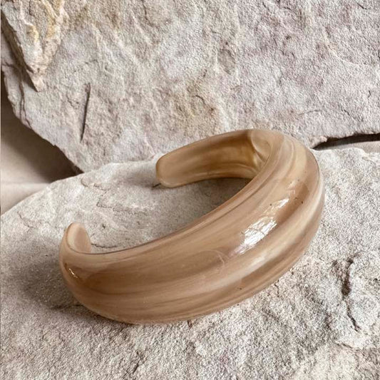 Brazalete cristal camel