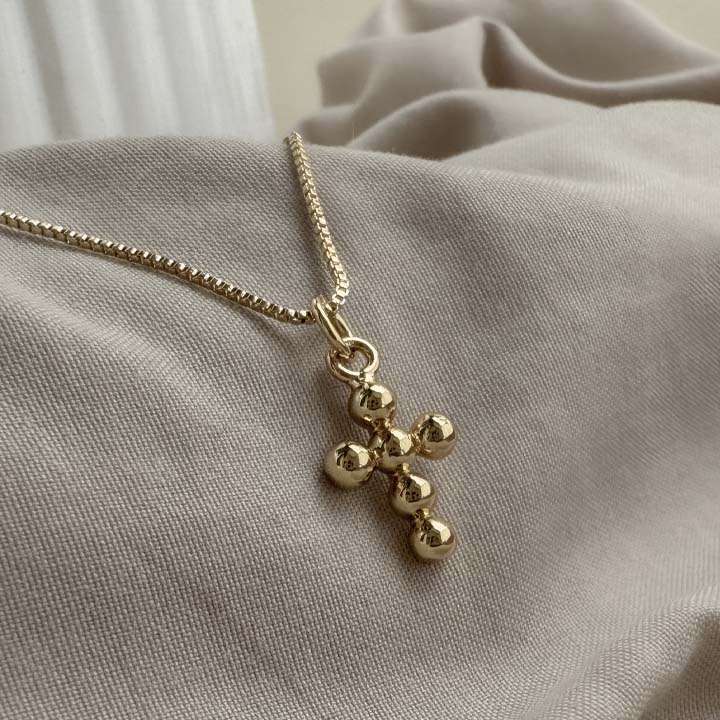 Cadena crucesita gold