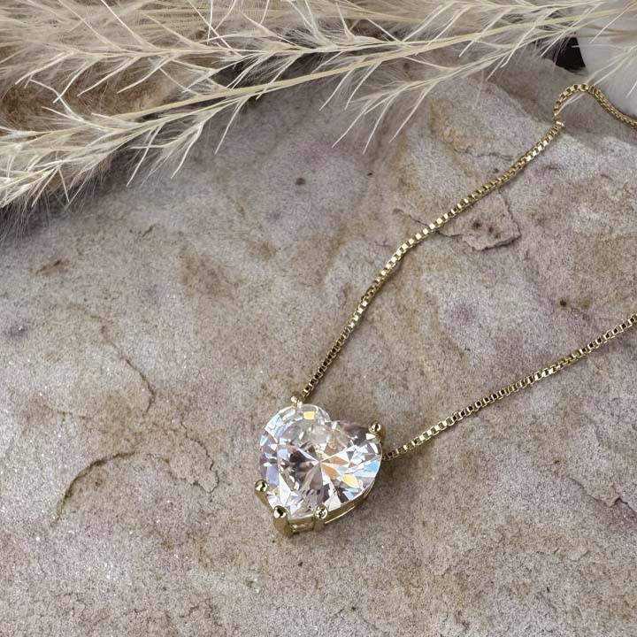 Cadena Love diamante blanco