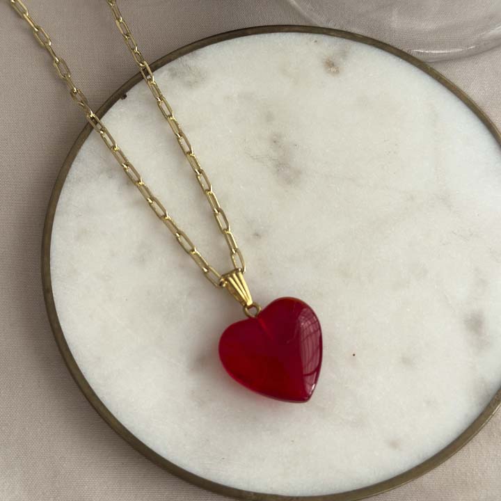 Cadena Luz de amor rojo