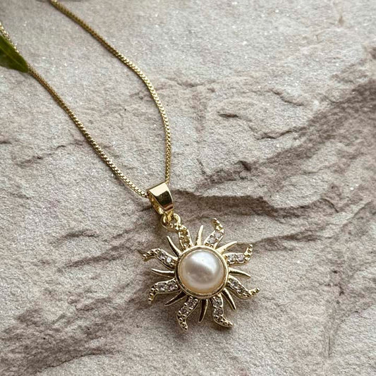 Cadena Sol perla