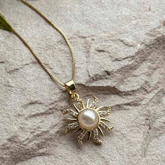 Cadena Sol perla