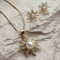 Cadena Sol perla