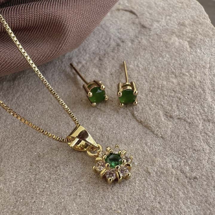 Cadena suerte esmeralda