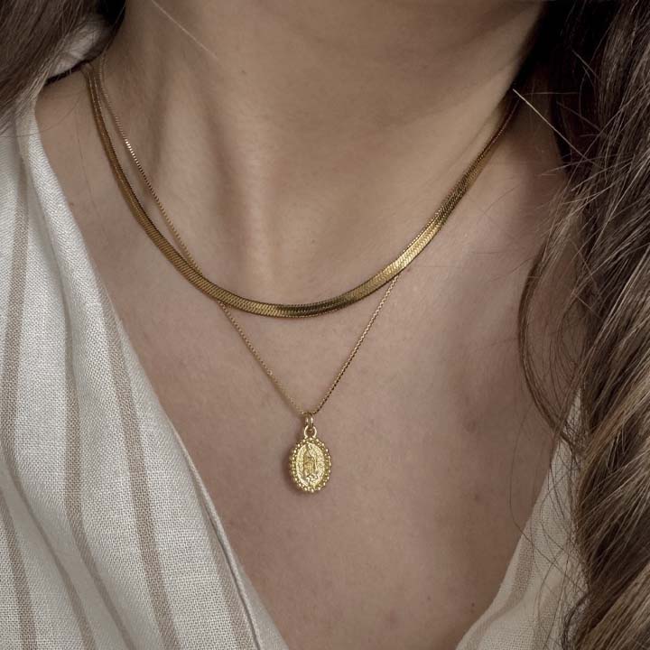 Cadena virgencita guadalupana