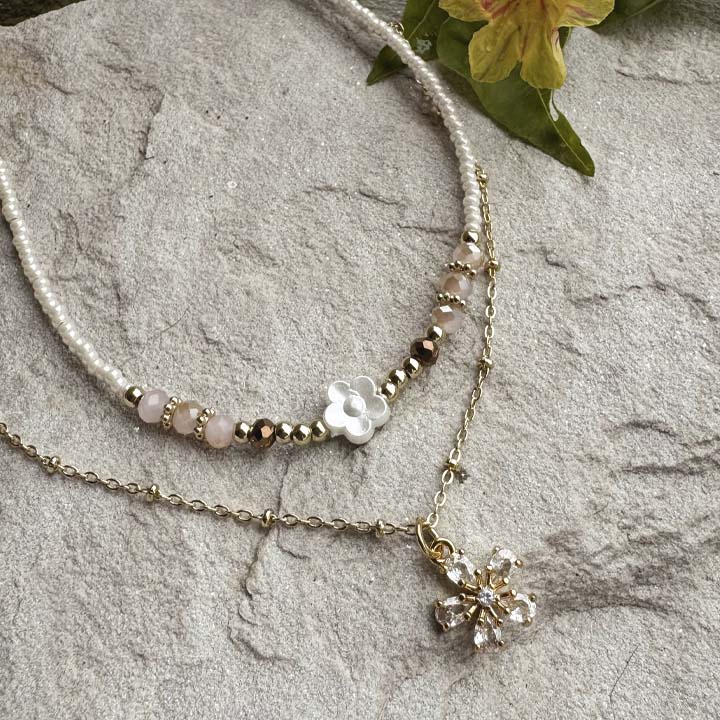 Collar Flores del jardín